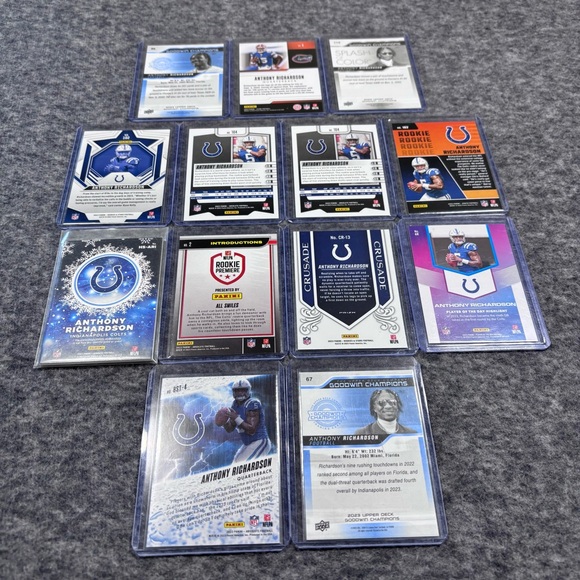 Anthony Richardson Football Rookie Card Collection - Blue Accents - Picture 2 of 16